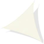 Outsunny Tenda Tendone parasole triangolare (colore: Beige, dimensione: 4x4x4m)