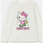 T-shirt manica lunga bianche di cotone con glitter manica lunga per bambina OVS Hello Kitty di OVS 
