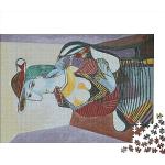 Pablo Picasso Puzzle, Dipinti Di Fama Mondiale Puzzle, Seated Woman Puzzles Per Adulti, Jigsaw Puzzle Impegnativo Puzzle - Stampa A Colori 500pcs Puzzle Di Legno