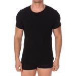 Magliette & T-shirt nere di cotone traspiranti mezza manica con manica corta per Uomo Tommy Hilfiger 