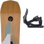 Tavole snowboard freestyle grigie 152 cm per Donna 