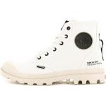 Sneakers alte scontate bianche numero 42 di cotone per Donna PALLADIUM Pampa 