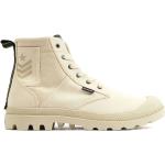 Sneakers alte larghezza E beige numero 37 di cotone Bio per Uomo PALLADIUM Pampa 