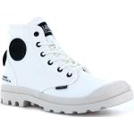 Sneakers alte larghezza E bianche numero 45 di cotone Bio per Uomo PALLADIUM Pampa 