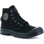 Sneakers alte larghezza E nere numero 41 di cotone per Uomo PALLADIUM Pampa 