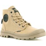 Sneakers alte larghezza E vintage beige numero 40 di gomma Bio con stringhe per Uomo PALLADIUM Pampa 