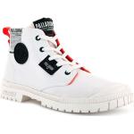 Sneakers larghezza E bianche numero 46 di gomma con stringhe per Uomo PALLADIUM 
