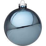 Palle di Natale azzurre di vetro Bizzotto 
