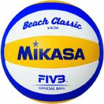 Palloni blu di pelle da beach volley MIKASA 