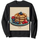 Pancakes Breakfast Club Sciroppo d'acero Mirtilli Lamponi Felpa