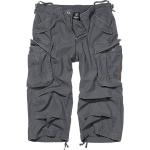 Pantaloni cargo grigi di cotone per Uomo Brandit 