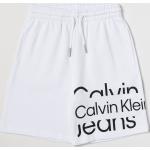 Bermuda scontati bianchi per bambino Calvin Klein Jeans di Giglio.com 
