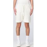 Pantaloni scontati casual bianchi XL di cotone lavabili in lavatrice con elastico adidas Y-3 