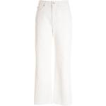 Pantaloni culotte scontati bianchi S di cotone Fracomina 