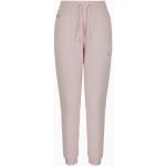 Pantaloni rosa L di cotone con elastico per Donna EA7 