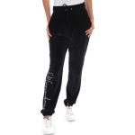 Pantaloni tuta neri XL in ciniglia per Donna EA7 