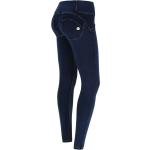 Pantalone WR.UP® skinny a vita media lunghezza regular in denim elasticizzato