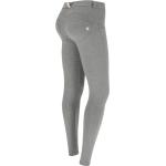 Pantaloni skinny scontati grigi L di cotone per Donna Freddy WR.UP 