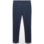 Pantaloni slim fit casual blu navy XS di lino per Uomo Mango Man Antoine Griezmann 