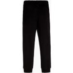 Pantaloni color block neri di cotone con elastico Guess Kids 