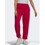 Pantaloni tuta scontati rosa S in poliestere sostenibili per Donna adidas Adicolor 