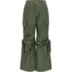 Pantaloni cargo scontati verdi XL di cotone per Donna Freddy 