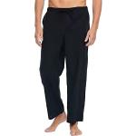 Pantaloni casual neri 3 XL taglie comode di cotone traspiranti da lavare a mano per l'estate da yoga per Uomo 