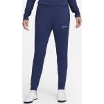 Pantaloni scontati blu XL in mesh traspiranti da calcio per Donna Nike Academy 