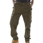 Pantaloni da combattimento, B-Click Workwear, 38" / 96cm, Olive, 1