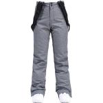 Pantaloni grigi 3 XL taglie comode antivento impermeabili traspiranti da sci per Donna 