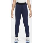 Pantaloni sportivi scontati blu L in mesh per Donna Nike Therma 