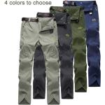 Pantaloni casual blu navy 3 XL taglie comode in poliestere Gore Tex traspiranti lavabili in lavatrice da arrampicata per Uomo 