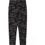 Pantaloni militari neri XL mimetici con elastico per Donna Freddy 