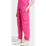 Pantaloni cargo scontati rosa S in poliestere per Donna adidas Essentials 