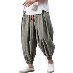 Pantaloni casual 3 XL taglie comode di cotone traspiranti per l'estate da jogging 
