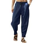 Pantaloni casual XXL taglie comode di cotone traspiranti per l'autunno da jogging per Uomo 