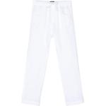 Pantaloni bianchi di lino con elastico Il Gufo 