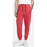 Pantaloni scontati casual rossi XXL taglie comode con elastico per Uomo Nike Tech Fleece 