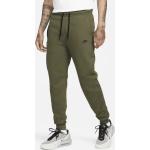 Pantaloni scontati casual verdi S con elastico per Uomo Nike Tech Fleece 