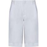 Pantaloni bianchi di lino con pinces Malo 