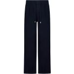Pantaloni blu navy XL di lino con elastico Vilebrequin 