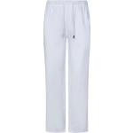 Pantaloni bianchi M di lino con elastico Vilebrequin 