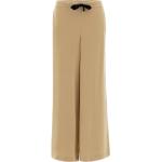 Pantaloni scontati beige XL in lyocell con elastico per Donna Freddy 