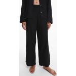 Pantaloni scontati neri XL in viscosa tinta unita del pigiama per Donna Calvin Klein 