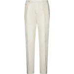 Pantaloni bianchi di lino con pinces Ralph Lauren Polo Ralph Lauren 
