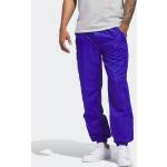 Pantaloni tuta scontati blu XL di nylon per Uomo adidas Essentials 