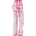 Jeans rosa L tie-dye a vita alta per Donna Freddy WR.UP 