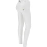Pantaloni skinny rock bianchi L in poliestere per Donna Freddy WR.UP 
