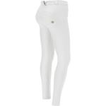 Pantaloni skinny rock bianchi S in poliestere per Donna Freddy WR.UP 
