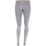 Pantaloni skinny grigi XL di cotone Bio per Donna Freddy WR.UP 